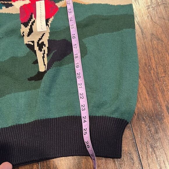 Vintage Pringle of Scotland Golf Sweater Cotton Graphic Golfer Hong Kong size L - Picture 7 of 9